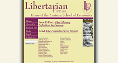 Desktop Screenshot of libertarianpress.com